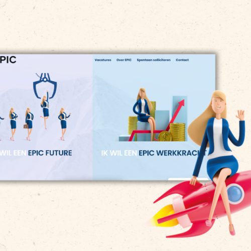 Een nieuwe website en implementatie van Mascotte voor EPIC Future - door Billie Branding