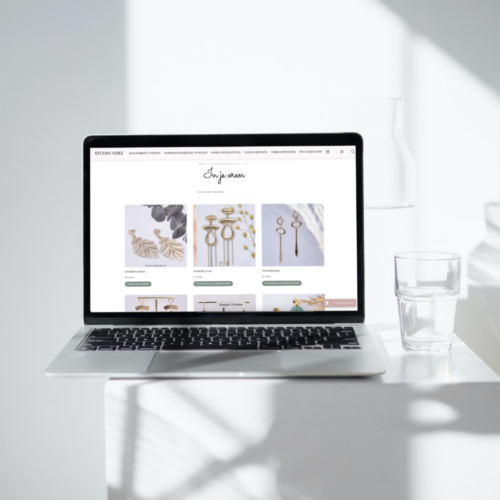 Online webshop en website voor Studio Anke - Billie Branding
