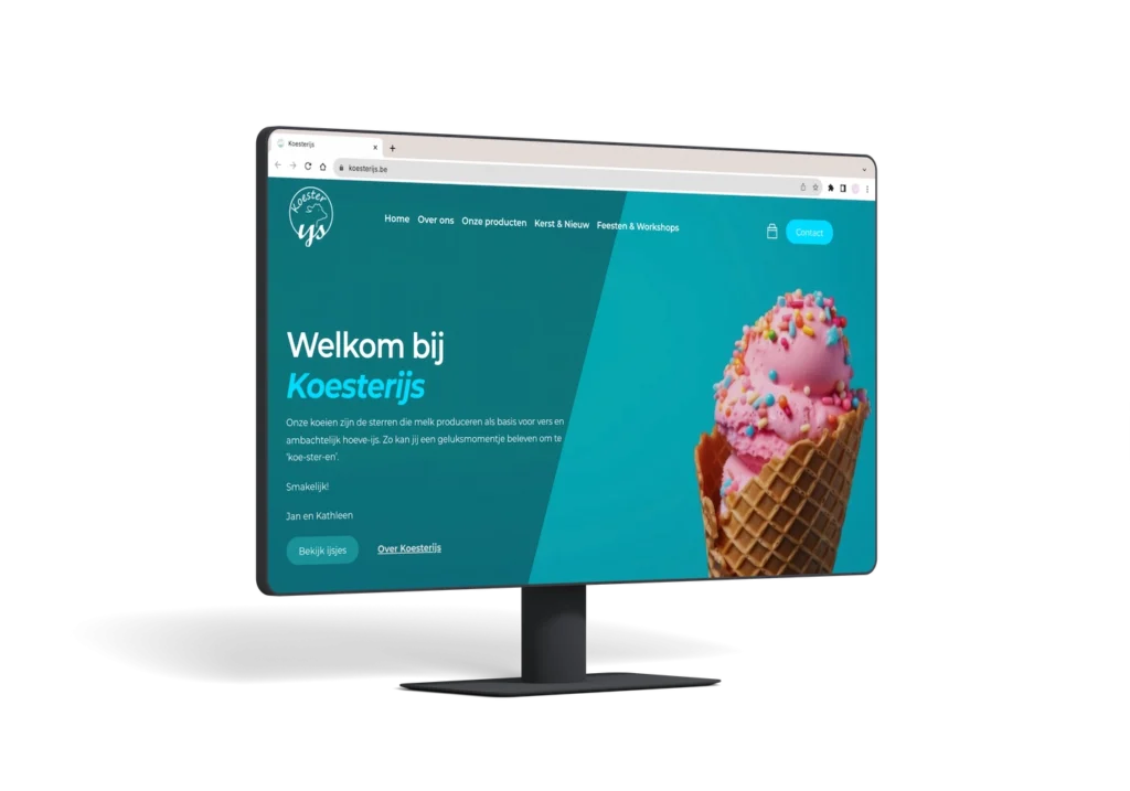 Koesterijs - Webshop laten bouwen in Antwerpen - Billie Branding