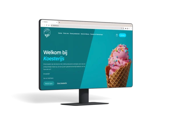 Koesterijs - Webshop laten bouwen in Antwerpen - Billie Branding