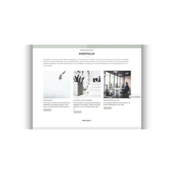 L-Phabet - Portfolio ontwerp op je website - Billie Branding