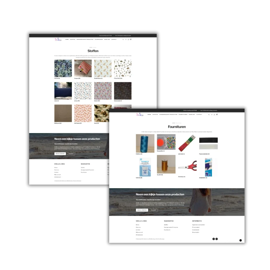 Naaikantje - Project van Billie Branding - Homepagina