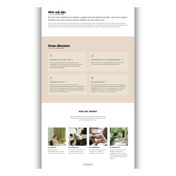 ORBIS Indicare - Webdesign voor professionals - Billie Branding