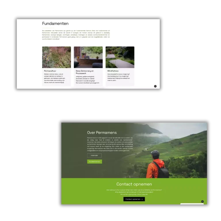 Permamens - Diensten op je website - door Billie Branding