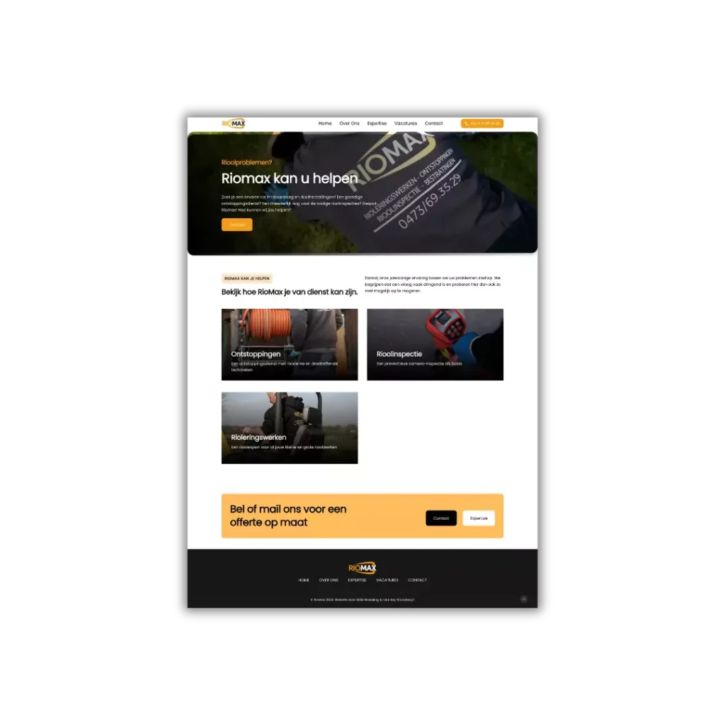 RioMax - Website laten maken in Essen - Billie Branding