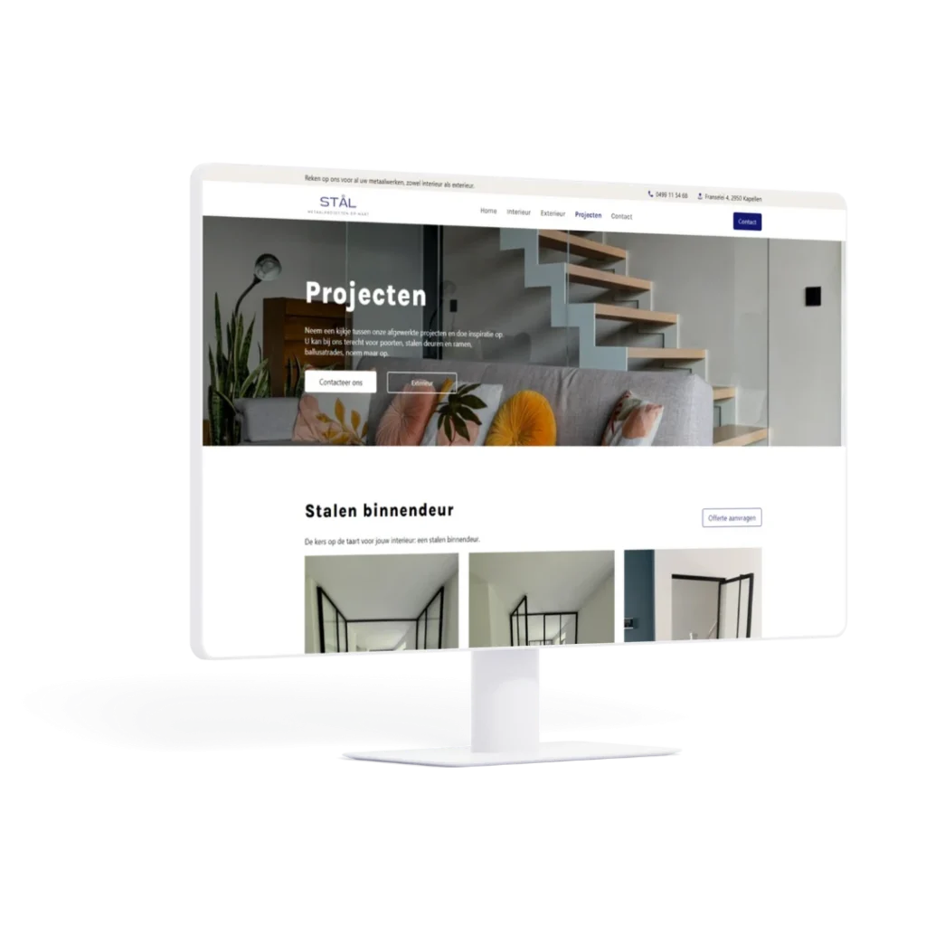 Stal Metaalprojecten - Website Laten Maken door Billie Branding - Online Portfolio