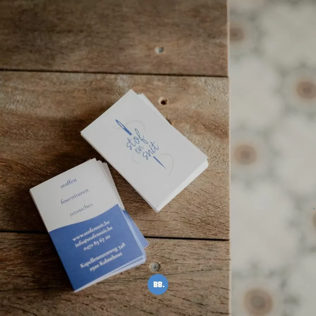 Stof & Snit - Visitekaartjes laten maken door Billie Branding