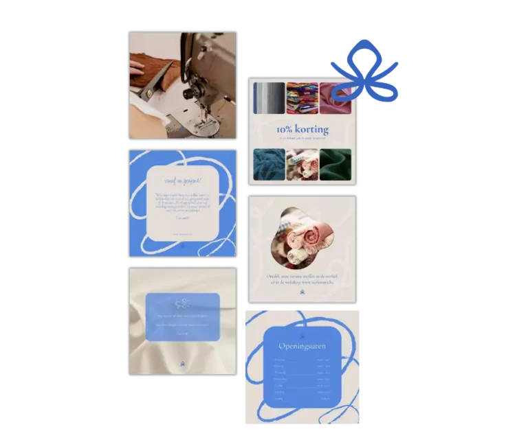 Stof & Snit - Website en huisstijl door Billie Branding