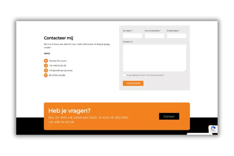 WEBRO Projects - Website laten maken door Billie Branding